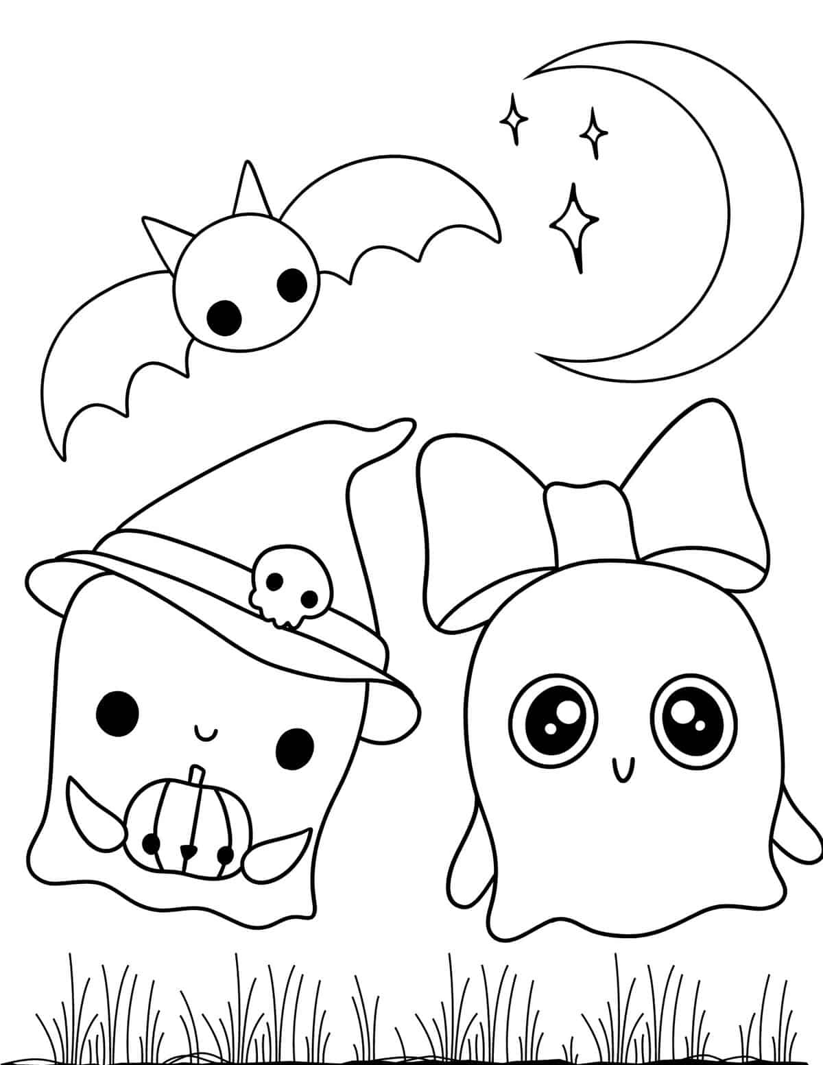 50 Free Halloween Coloring Pages - Prudent Penny Pincher for Free Halloween Coloring Pages Printable Kids