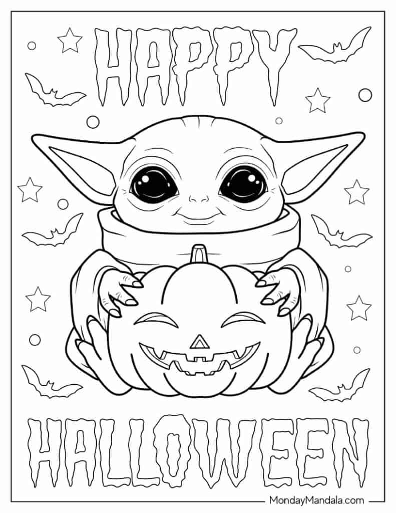 500 Halloween Coloring Pages (Free Pdf Printables) - Worksheets throughout Halloween Printable Coloring Sheets