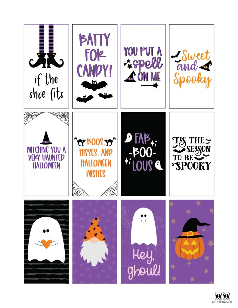 60 Free Printable Halloween Tags | Printabulls throughout Free Printable Halloween Tag