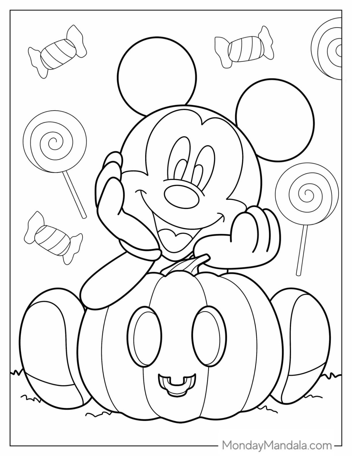 60 Pumpkin Coloring Pages (Free Pdf Printables) in Printable Coloring Pages Pumpkins