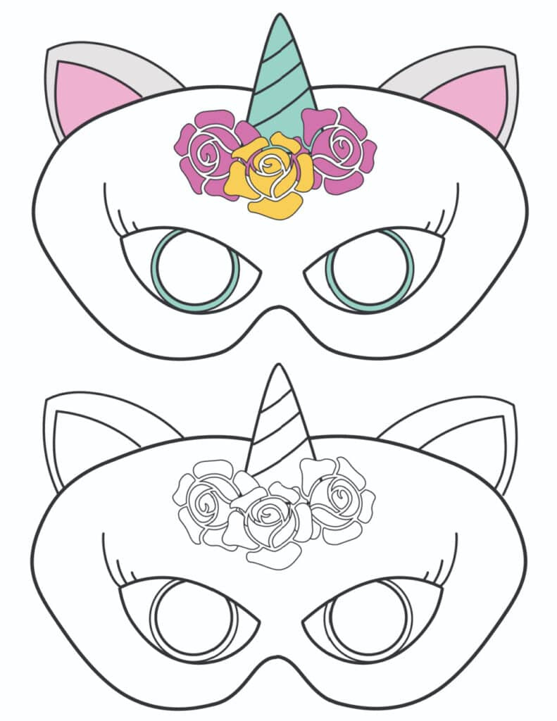 7 Printable Halloween Masks For Kids within Free Printable Halloween Mask Templates