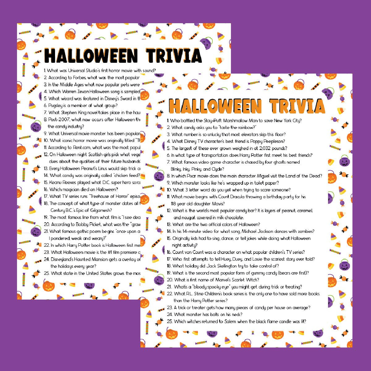 75 Fun Halloween Trivia Questions &amp;amp; Answers (Printable) - Play pertaining to Printable Halloween Trivia Questions And Answers