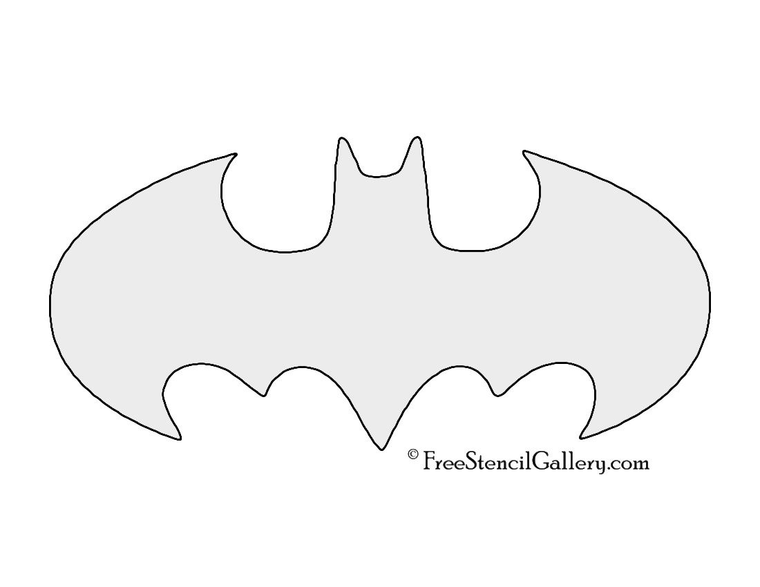 Batman Symbol Stencil regarding Batman Printable Pumpkin Stencil