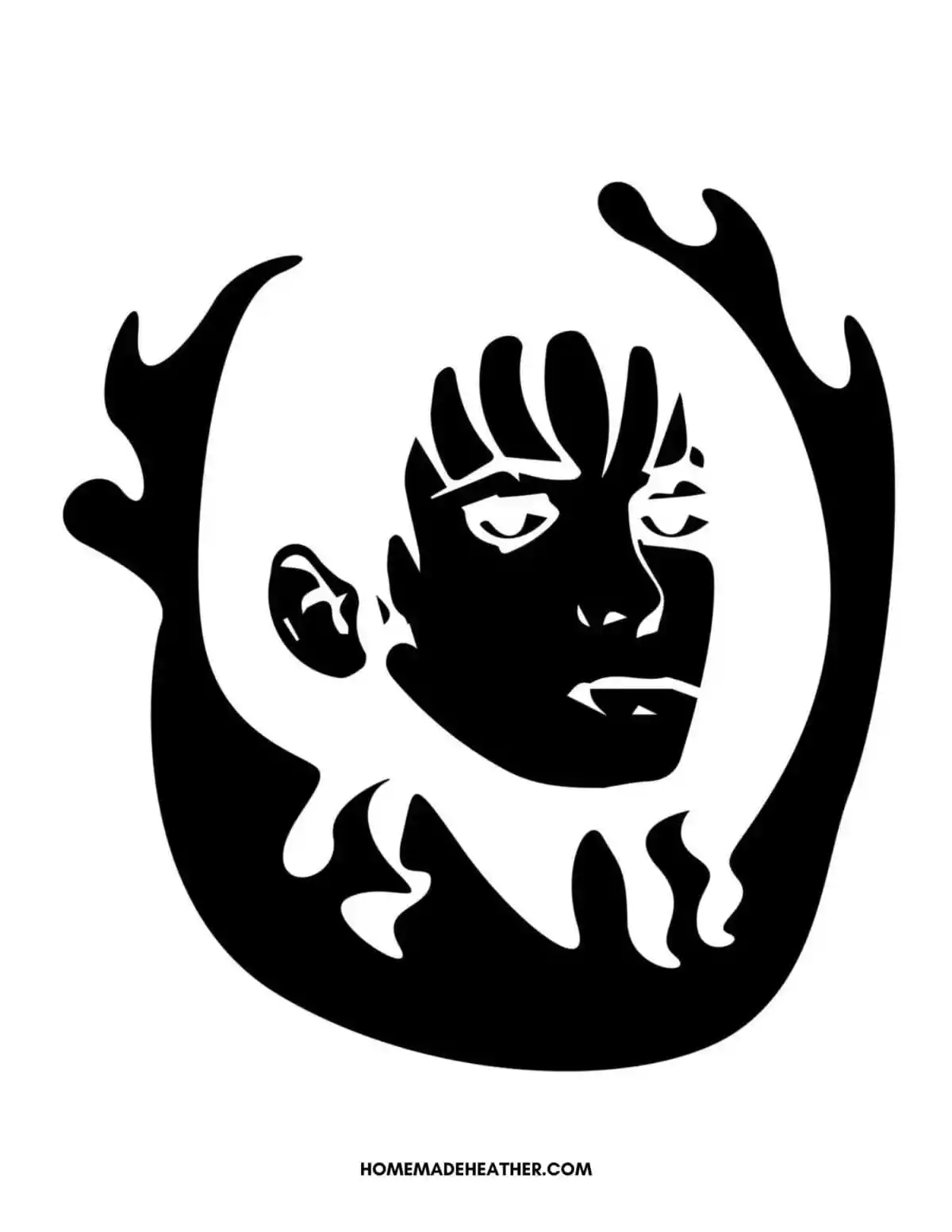 Beetlejuice: Lydia (Free Pumpkin Stencil - Pumpkin Pattern in Printable Beetlejuice Pumpkin Stencil Free