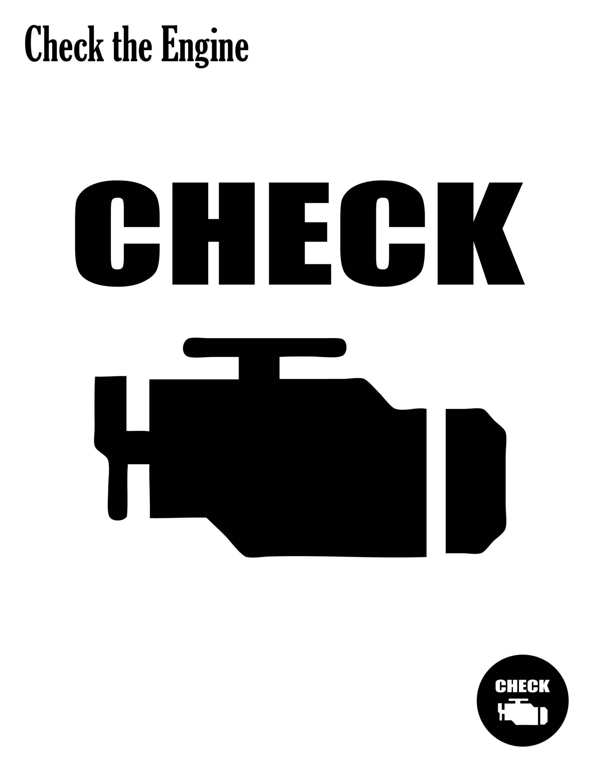 Cars: Check The Engine (Pumpkin Stencil - Pumpkin Pattern within Check Engine Light Pumpkin Stencil Printable