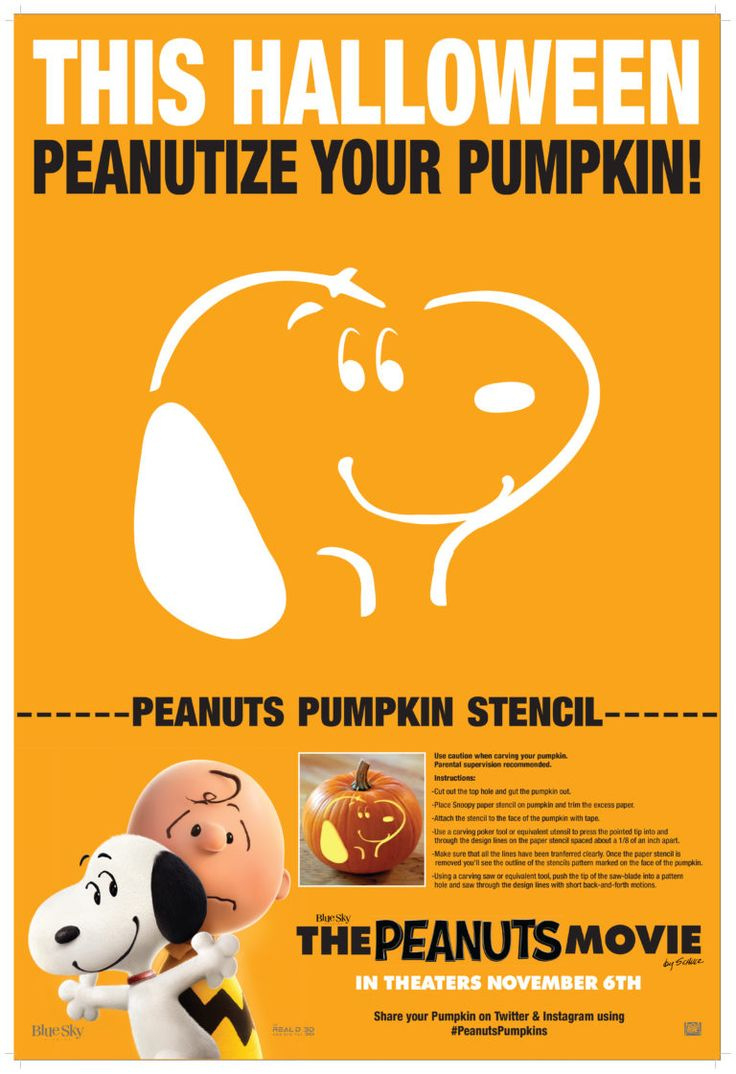 Carve A Snoopy Pumpkin - The Peanuts Movie | Pumpkin Carving regarding Printable Snoopy Pumpkin Stencil