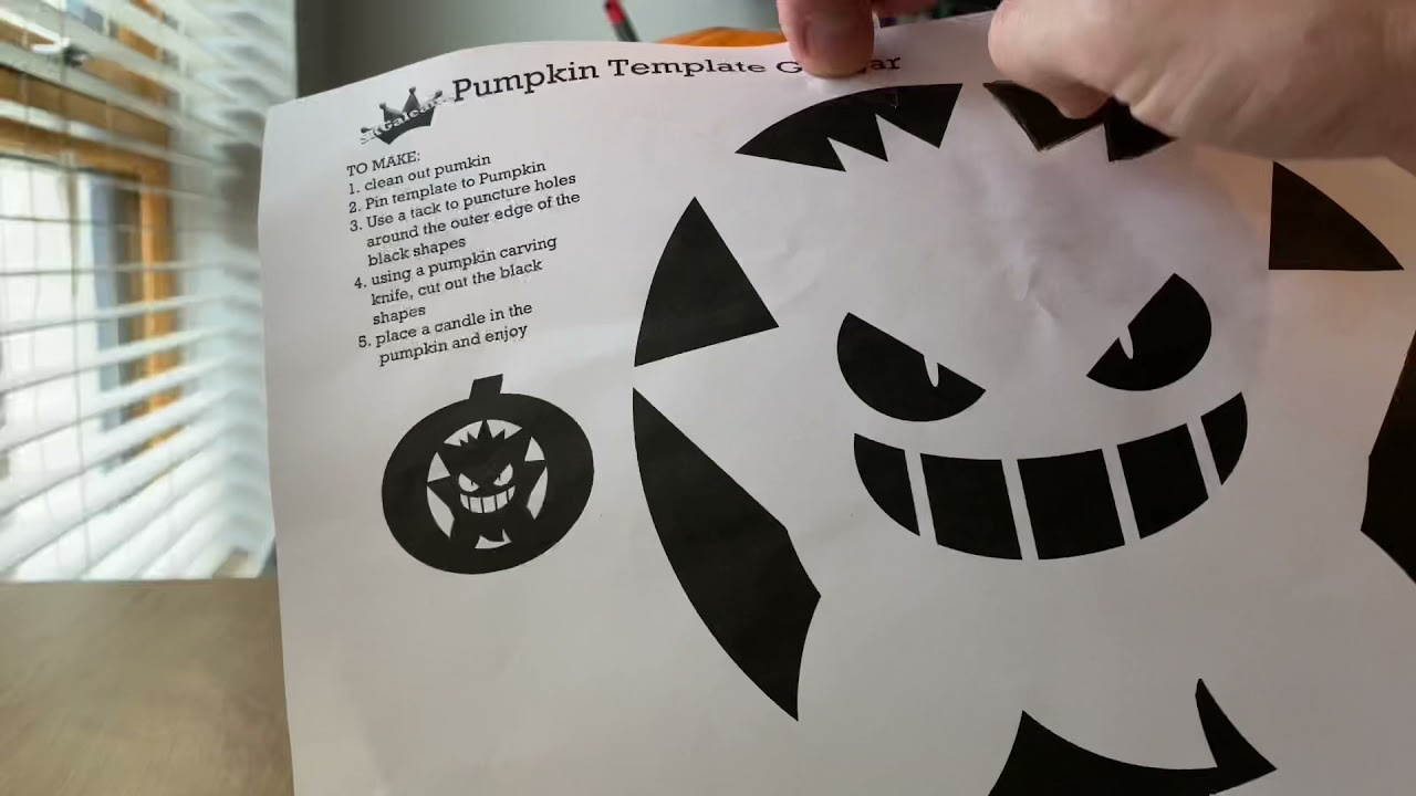 Carving #Halloween #Gengar #Pokemon #Pumpkin - Fantastic End intended for Printable Gengar Pumpkin Stencil