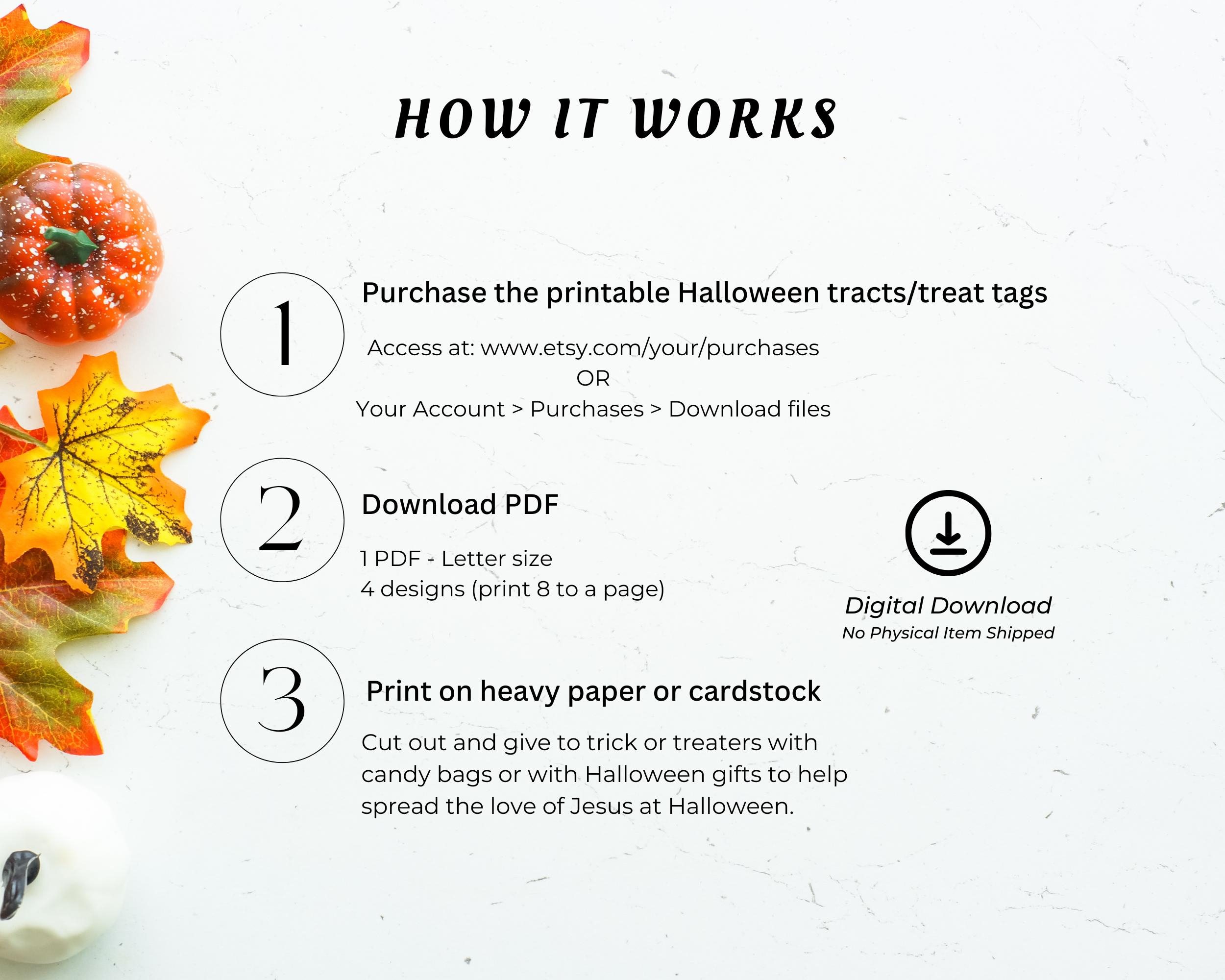 Christian Halloween Tracts Printable, Bible Verse Halloween pertaining to Printable Halloween Tracts