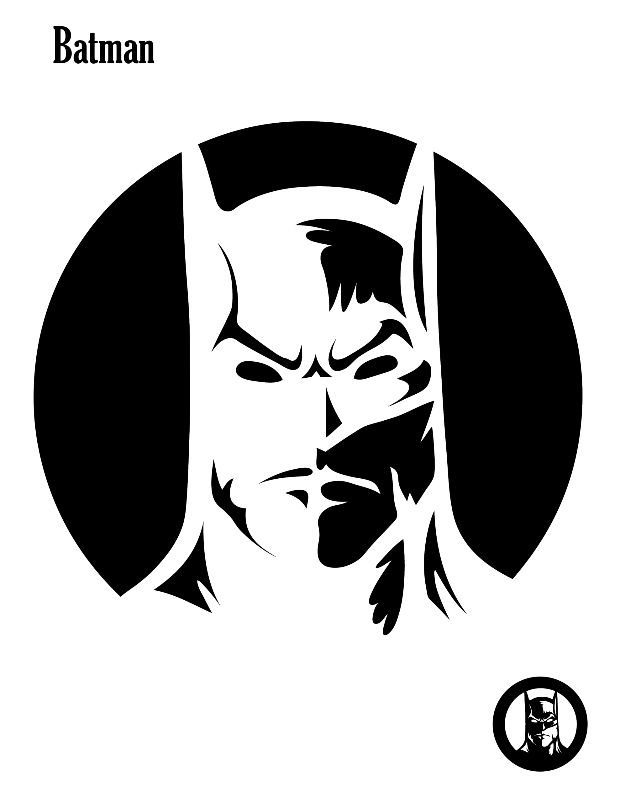 Dc: Batman (Free Pumpkin Stencil - Pumpkin Pattern - Pumpkin inside Batman Pumpkin Template Printable