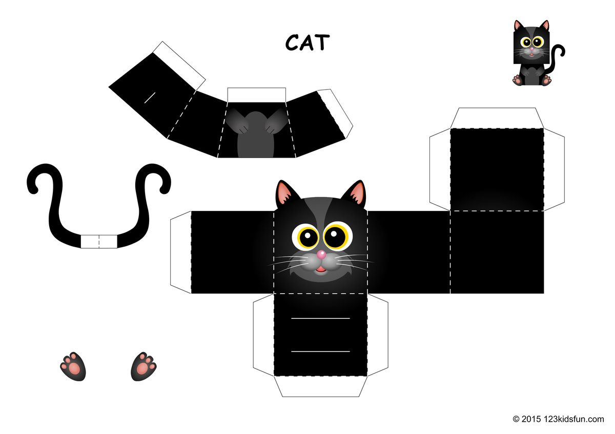 Discover 17 Free Halloween Papercraft And Fall Paper Crafts Ideas in Printable 3d Halloween Paper Crafts Templates