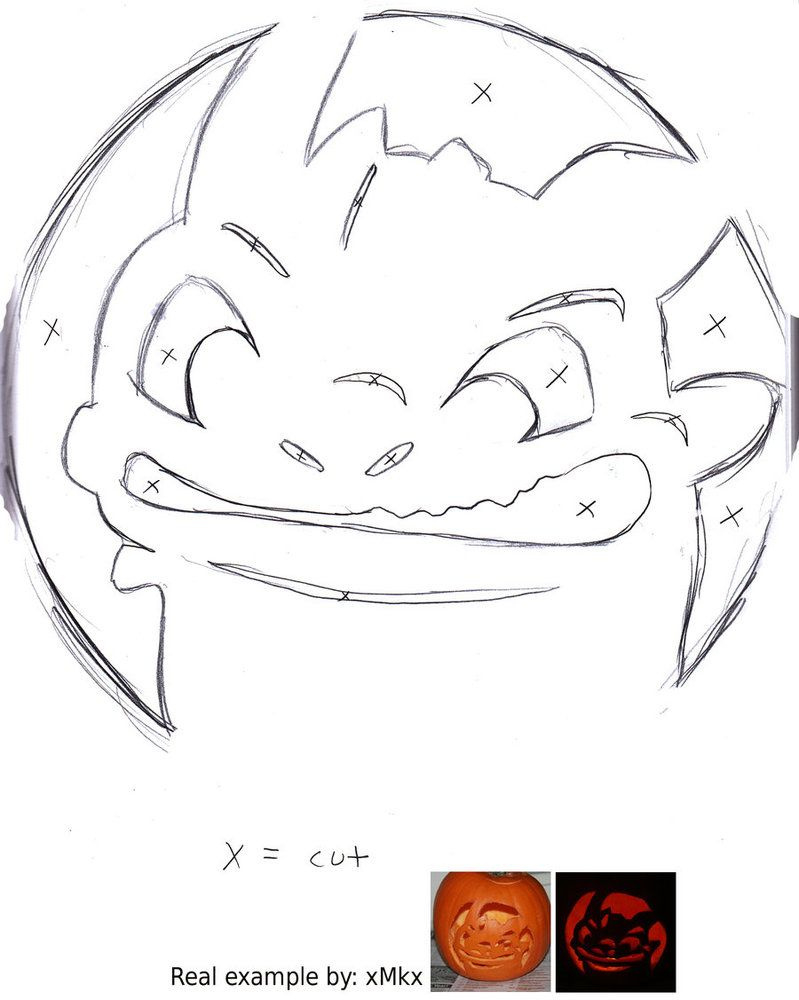 Discover 9 Pumpkin Carving And Horror Movie Pumpkin Carving pertaining to Toothless Pumpkin Stencil Printable