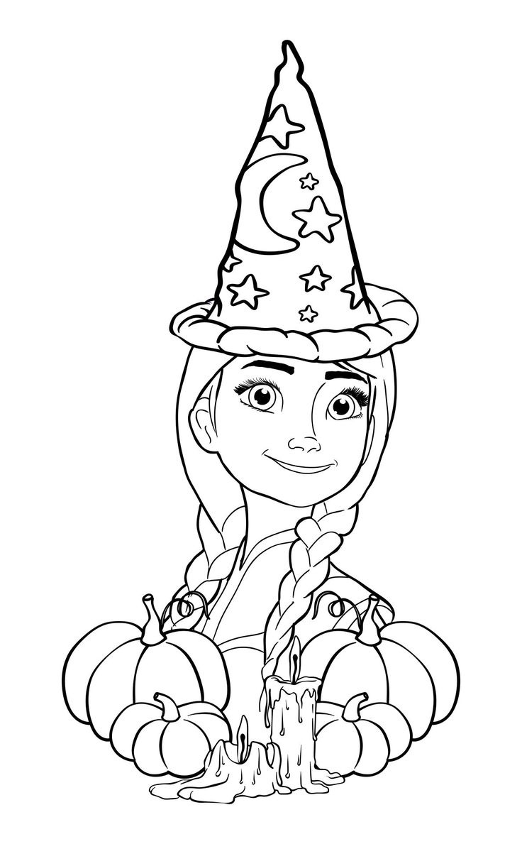 Disney Halloween Coloring Pages - 15 Free Pdf Printables | Printablee within Disney Halloween Coloring Pages Printable