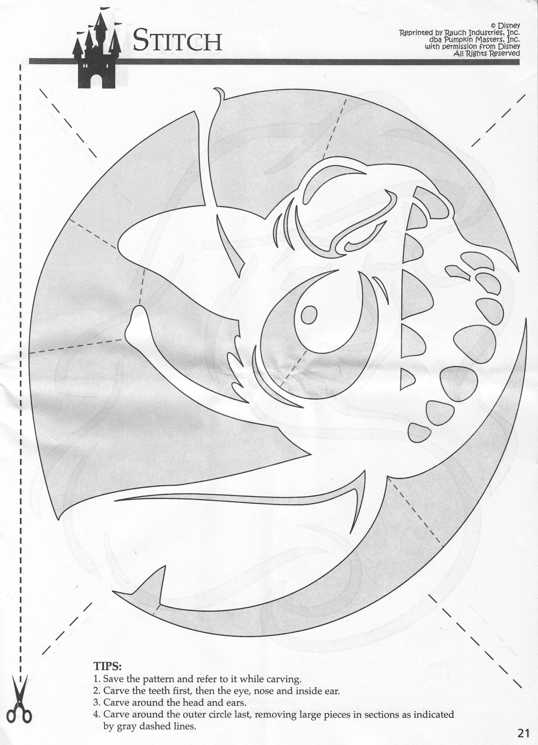 Disney: Lilo &amp;amp; Stitch (Free Pumpkin Stencil - Pumpkin Pattern within Printable Lilo And Stitch Pumpkin Stencil