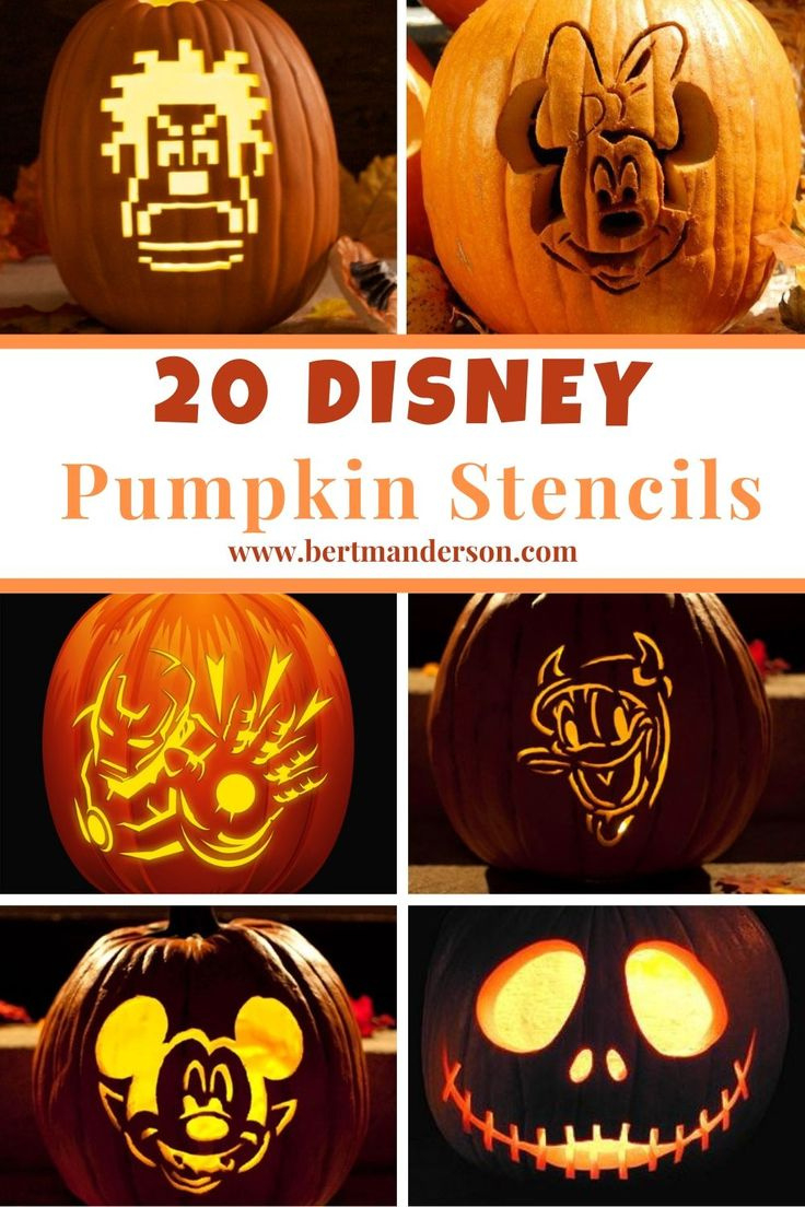 Disney Pumpkin Carving Ideas With Stencils (2024 Updated) with Pumpkin Carving Ideas 2024 Printable