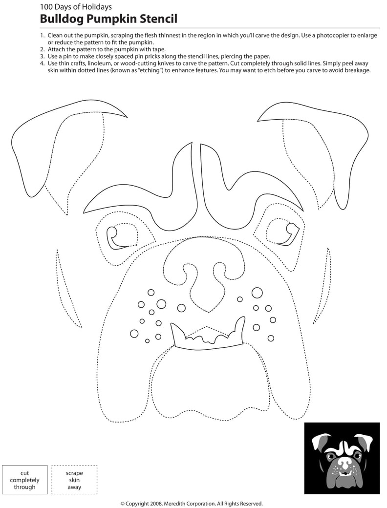 Downloadable Dog Breed Pumpkin Stencils | Ps Pets throughout Printable Dog Stencils For Pumpkins