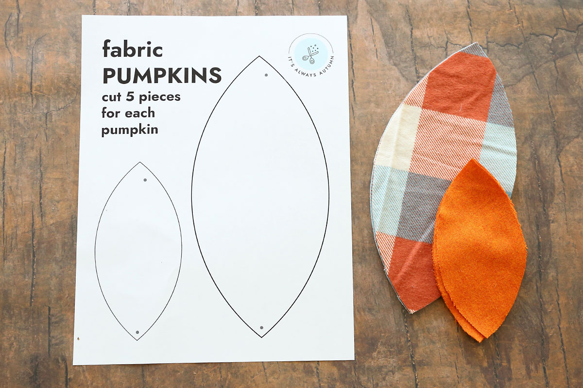 Easy Diy Fabric Pumpkins - It&amp;#039;S Always Autumn intended for Printable Stuffed Pumpkin Pattern