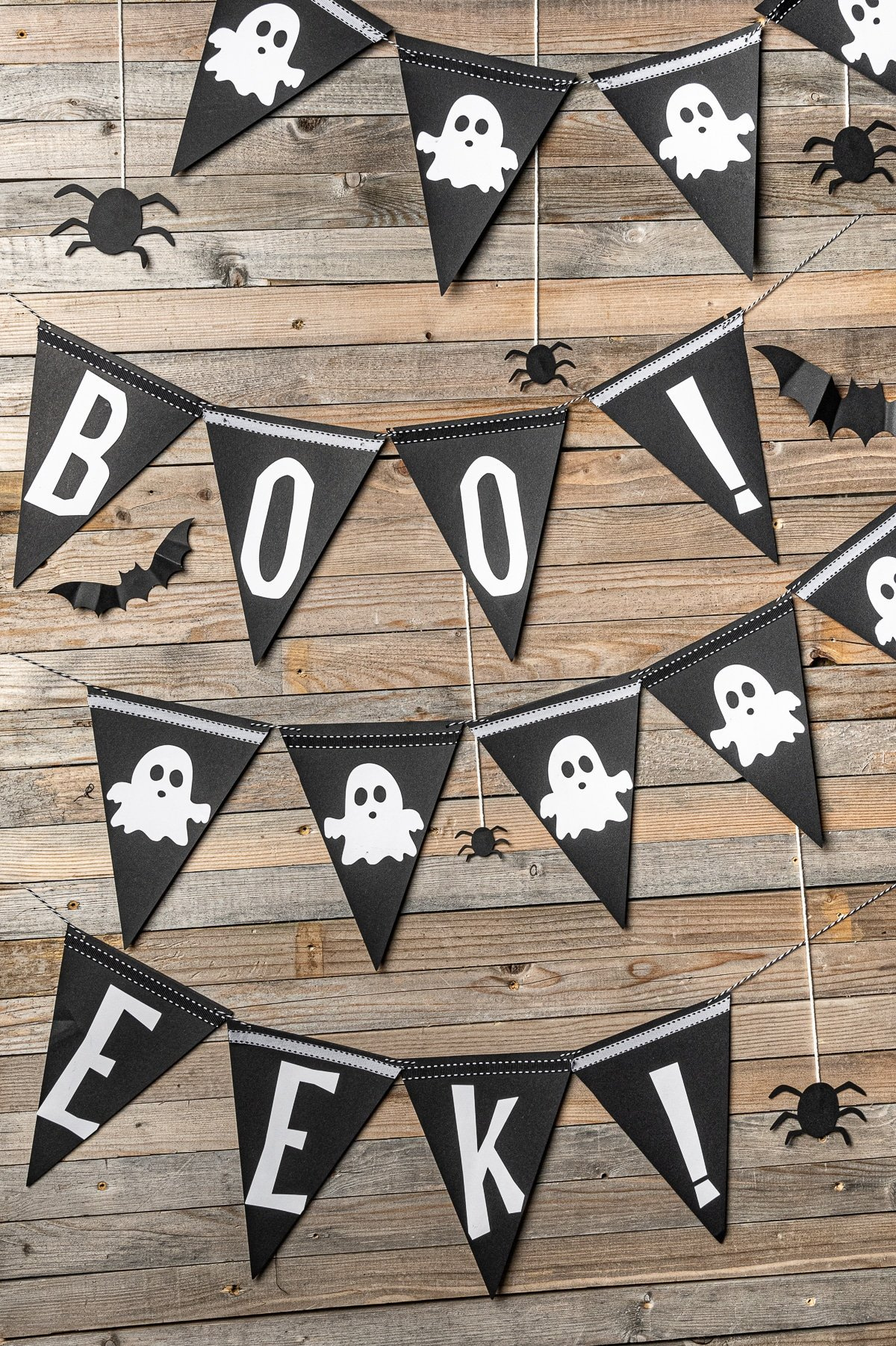 Easy Printable Halloween Bunting - Free Svg Files With Easy Download intended for Printable Halloween Bunting