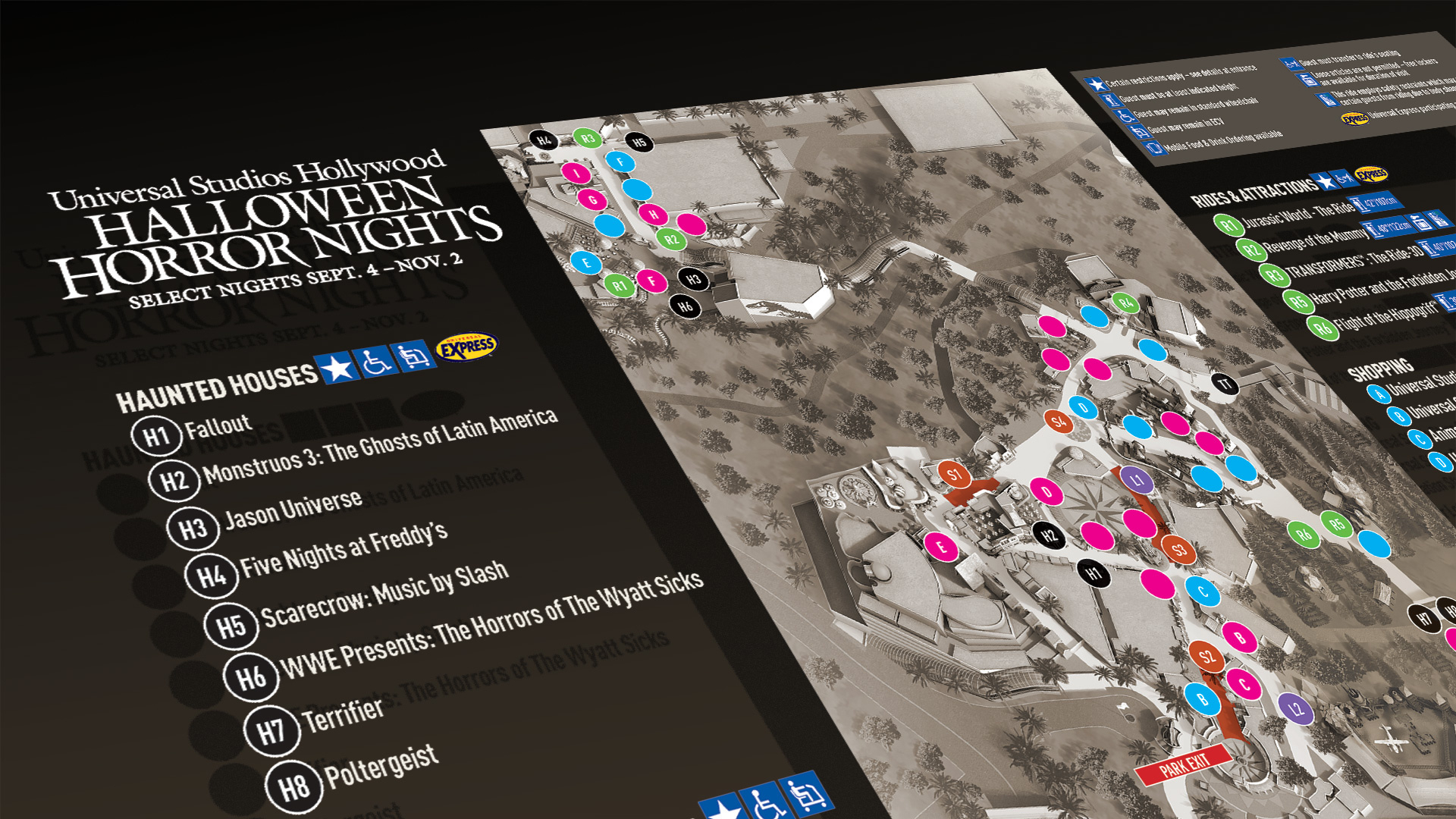 Event Map: 2025 Hollywood Halloween Horror Nights — What To Know pertaining to Printable Halloween Horror Nights Map 2025