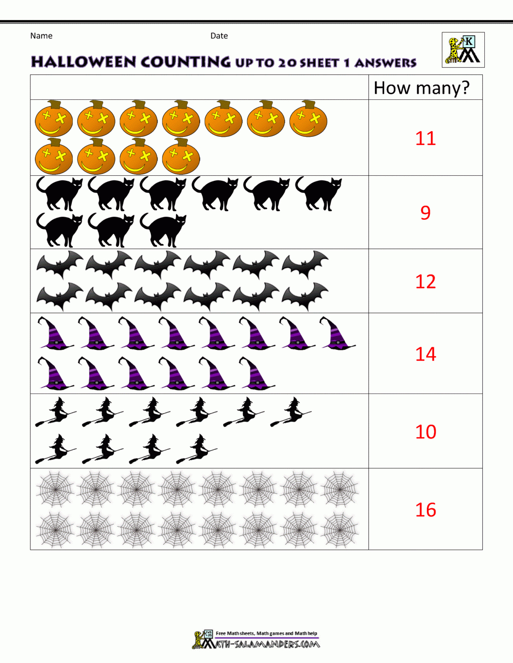 First Grade Math Worksheets Halloween - Worksheets Library in Free Printable Halloween Math Worksheets For 1st Grade