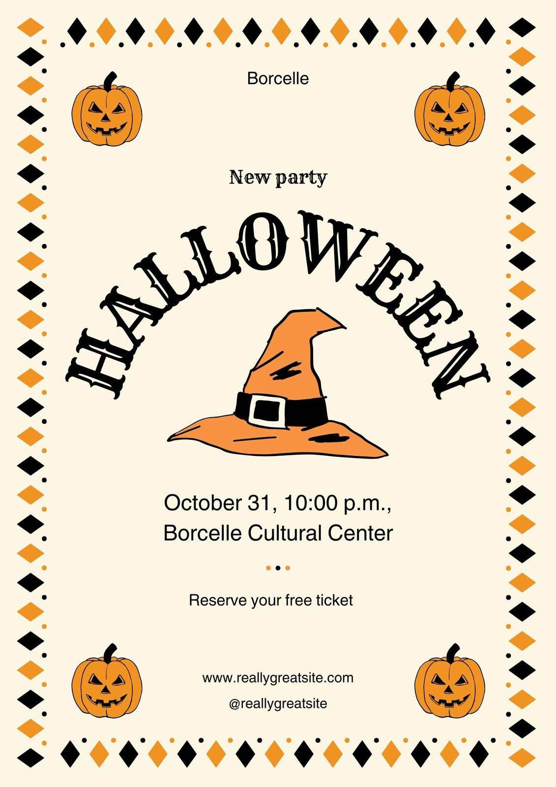 Free And Customizable Halloween Templates with regard to Free Printable Halloween Flyers