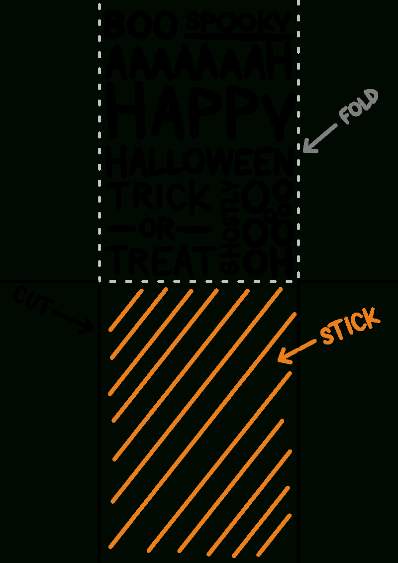 Free Diy Printable Halloween Treat Bags – Work Over Easy pertaining to Printable Halloween Loot Bags