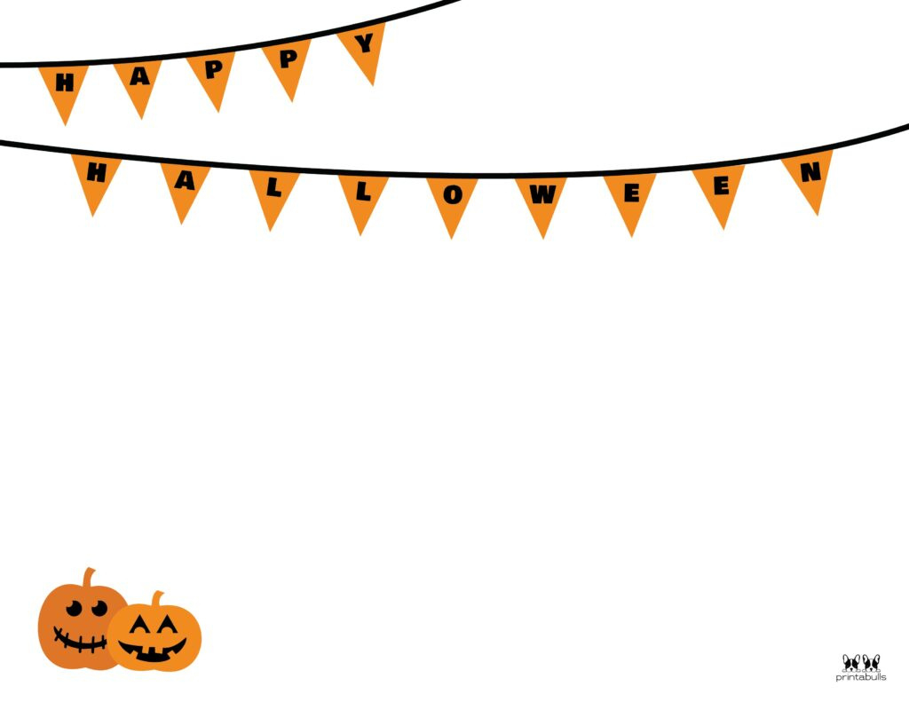 Free Halloween Borders &amp;amp; Frames | Printabulls pertaining to Free Printable Halloween Stationery Borders