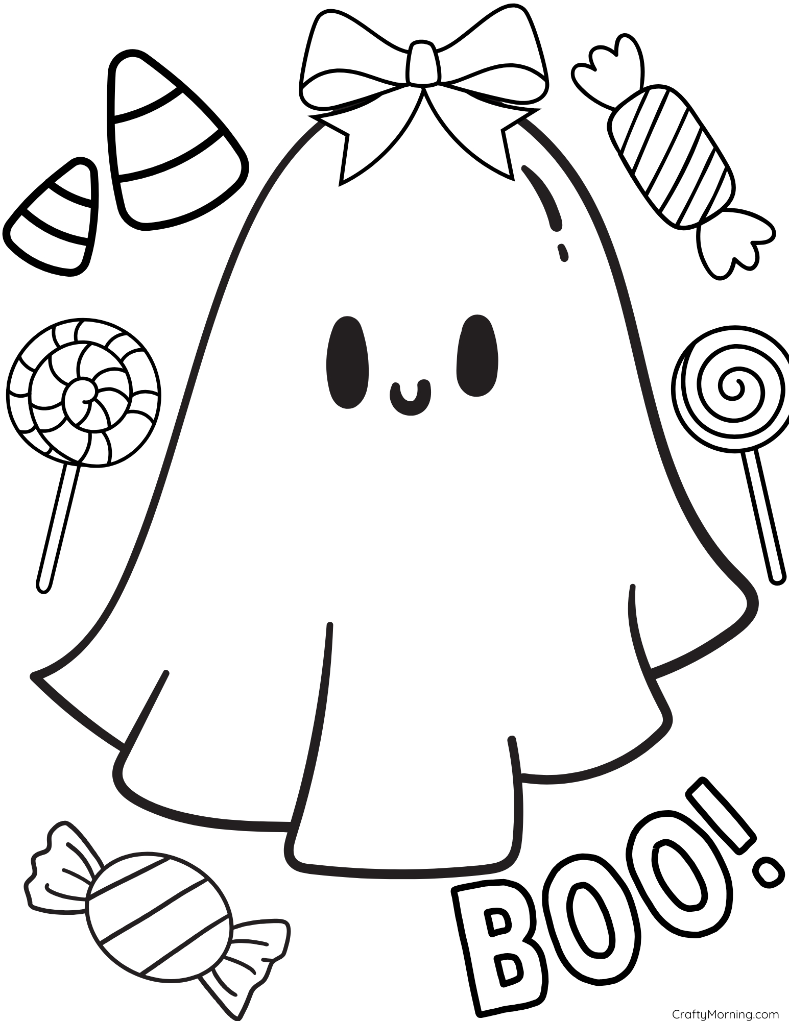 Free Halloween Coloring Pages To Print - Crafty Morning in Printable Halloween Ghost Coloring Pages