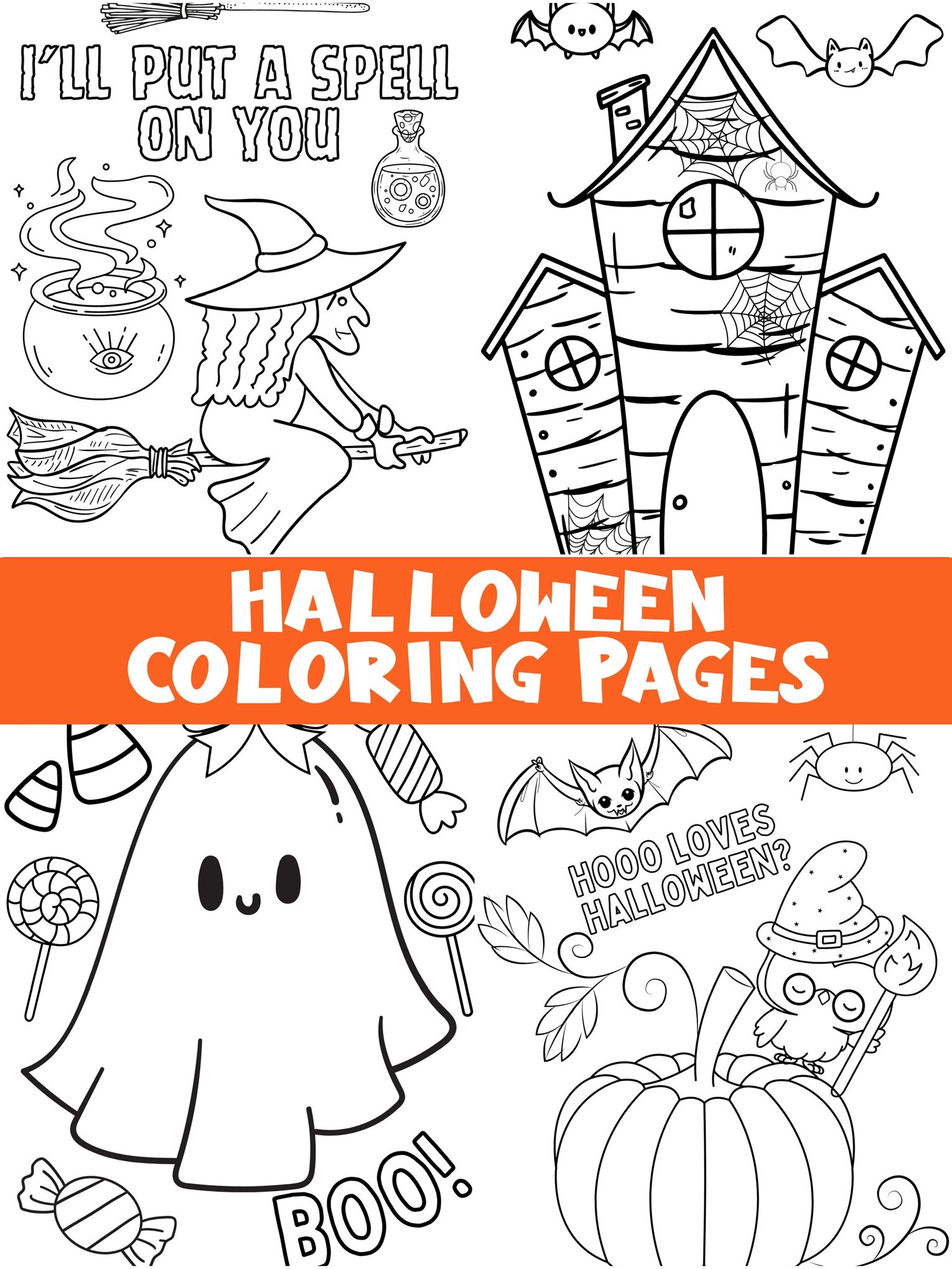 Free Halloween Coloring Pages To Print - Crafty Morning regarding Free Printable Halloween Coloring Book