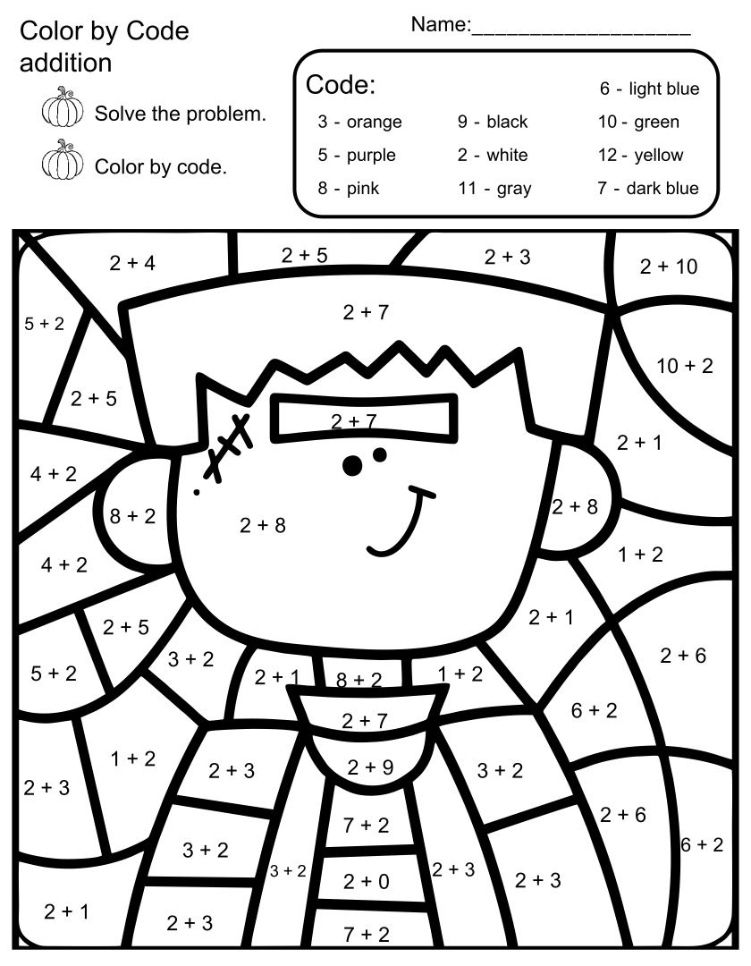 Free Halloween Math Worksheets: Addition, Subtraction, Coins And with Free Printable Halloween Math Worksheets For 3Rd Grade