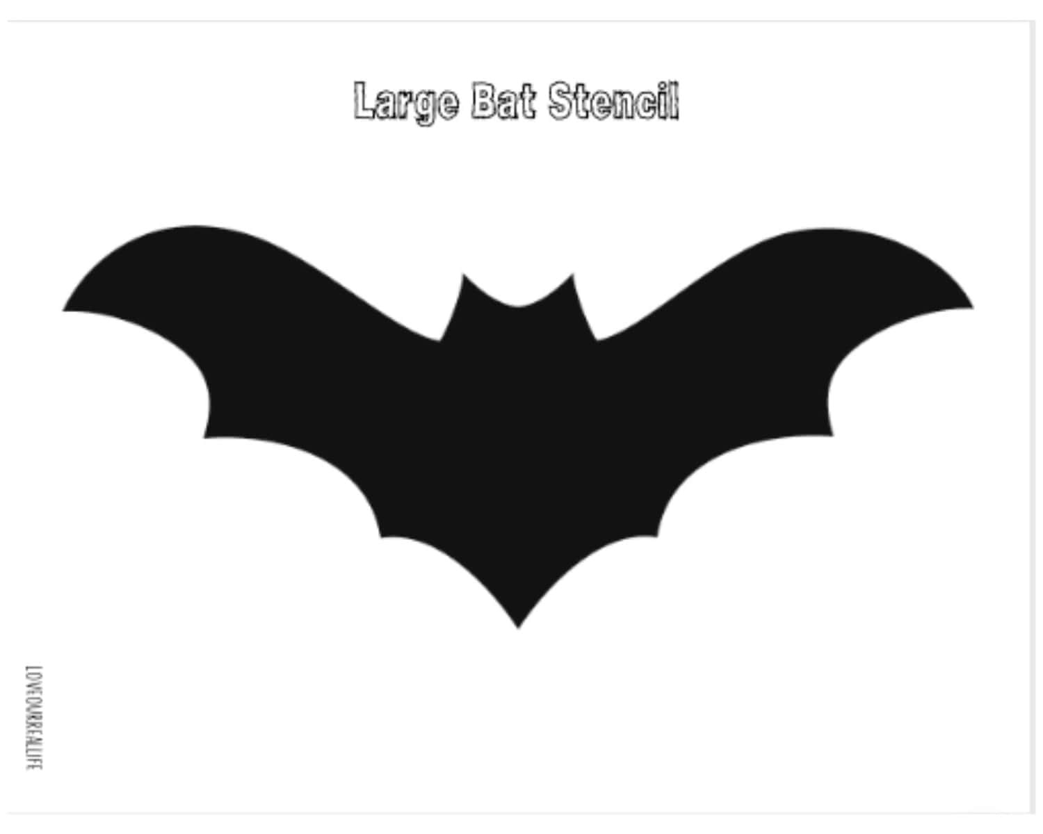Free Printable Bat Template Stencil For Halloween Crafts ⋆ Love regarding Printable Halloween Bats