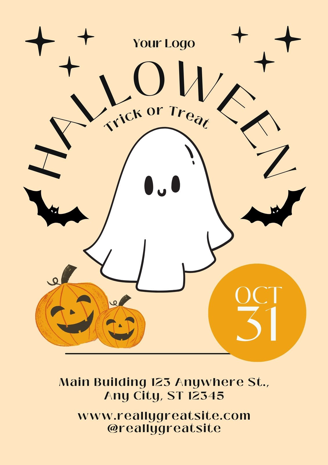 Free, Printable, Customizable Halloween Flyer Templates | Canva for Printable Halloween Poster Template