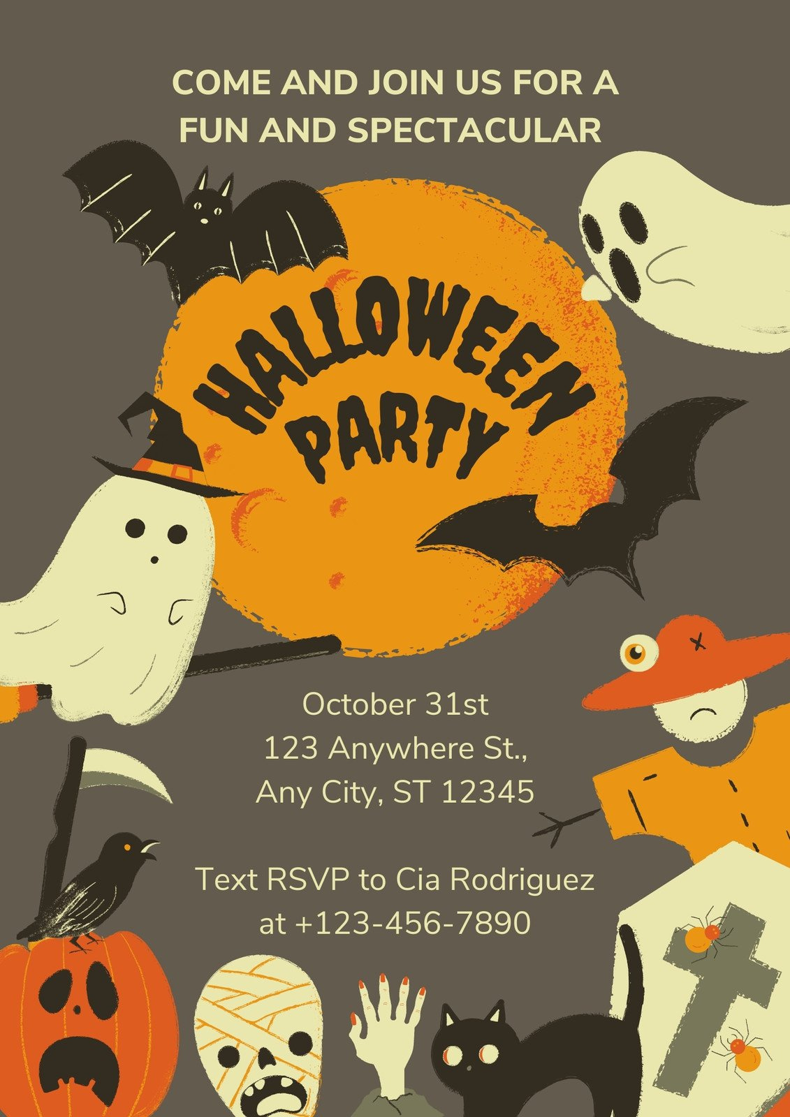 Free, Printable, Customizable Halloween Flyer Templates | Canva regarding Free Printable Halloween Flyers