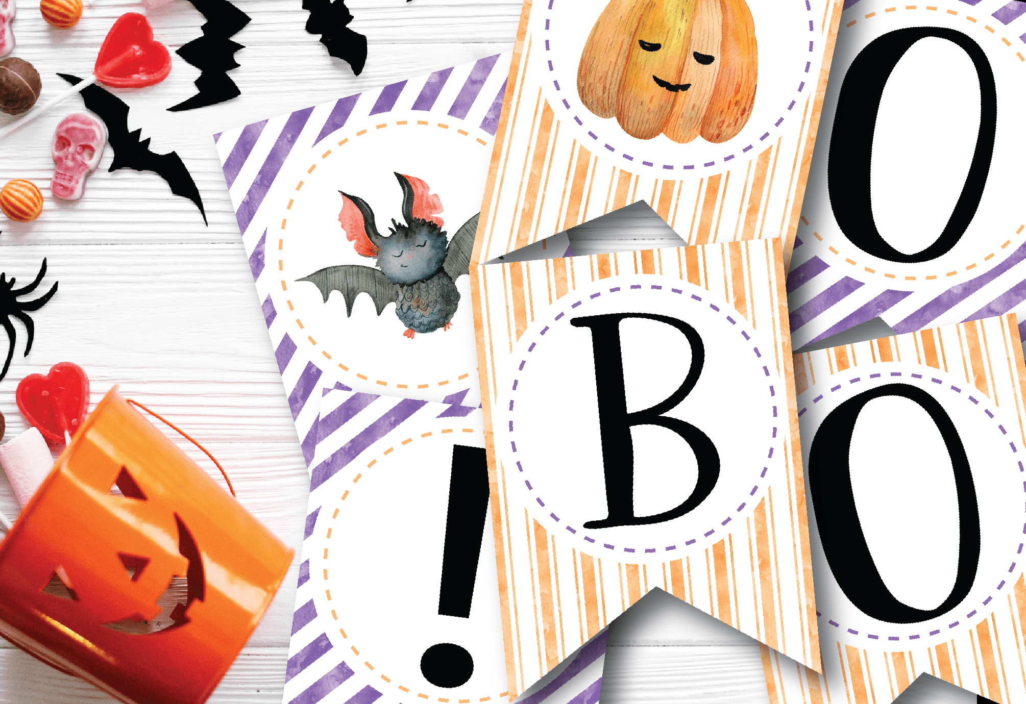 Free Printable Cute Halloween Banner - - Worksheets Library regarding Free Printable Printable Halloween Decorations