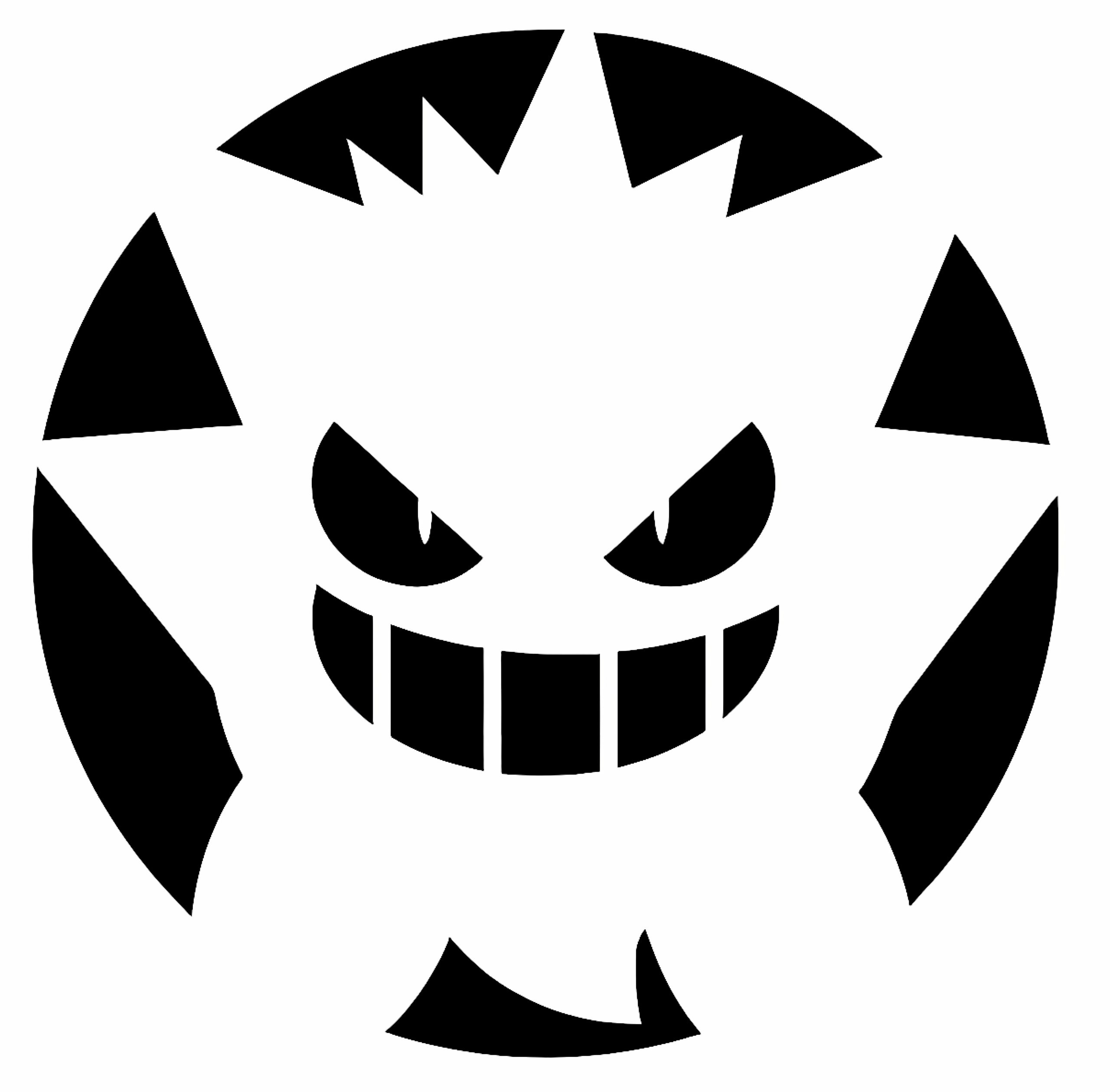 Free Printable Gengar Pumpkin Stencil – Perfect For Halloween! within Printable Gengar Pumpkin Stencil