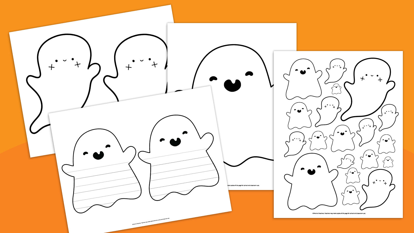 Free Printable Ghost Template For Spooky Fun regarding Printable Halloween Ghost Decorations