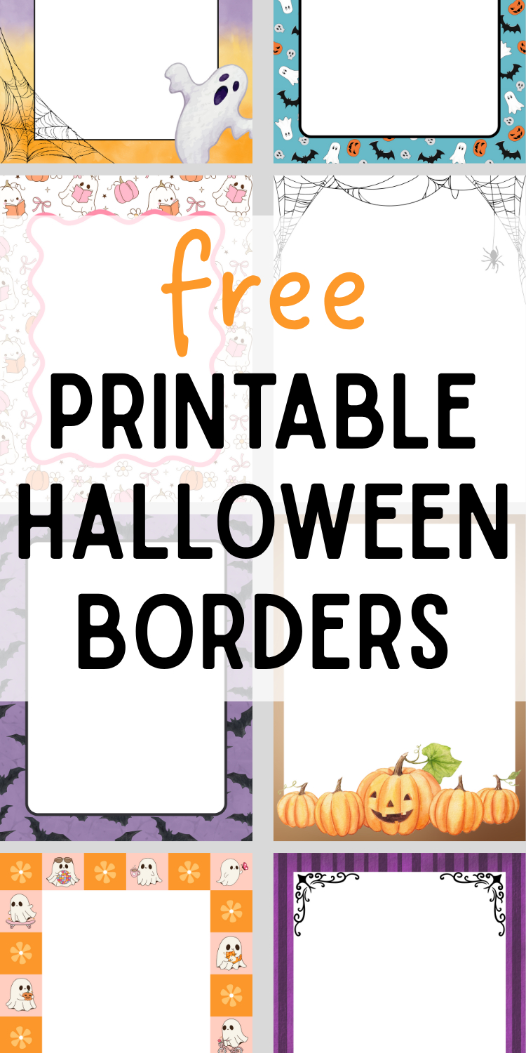 Free Printable Halloween Borders - 30 Border Pages - Mom In Pajamas with regard to Printable Halloween Border