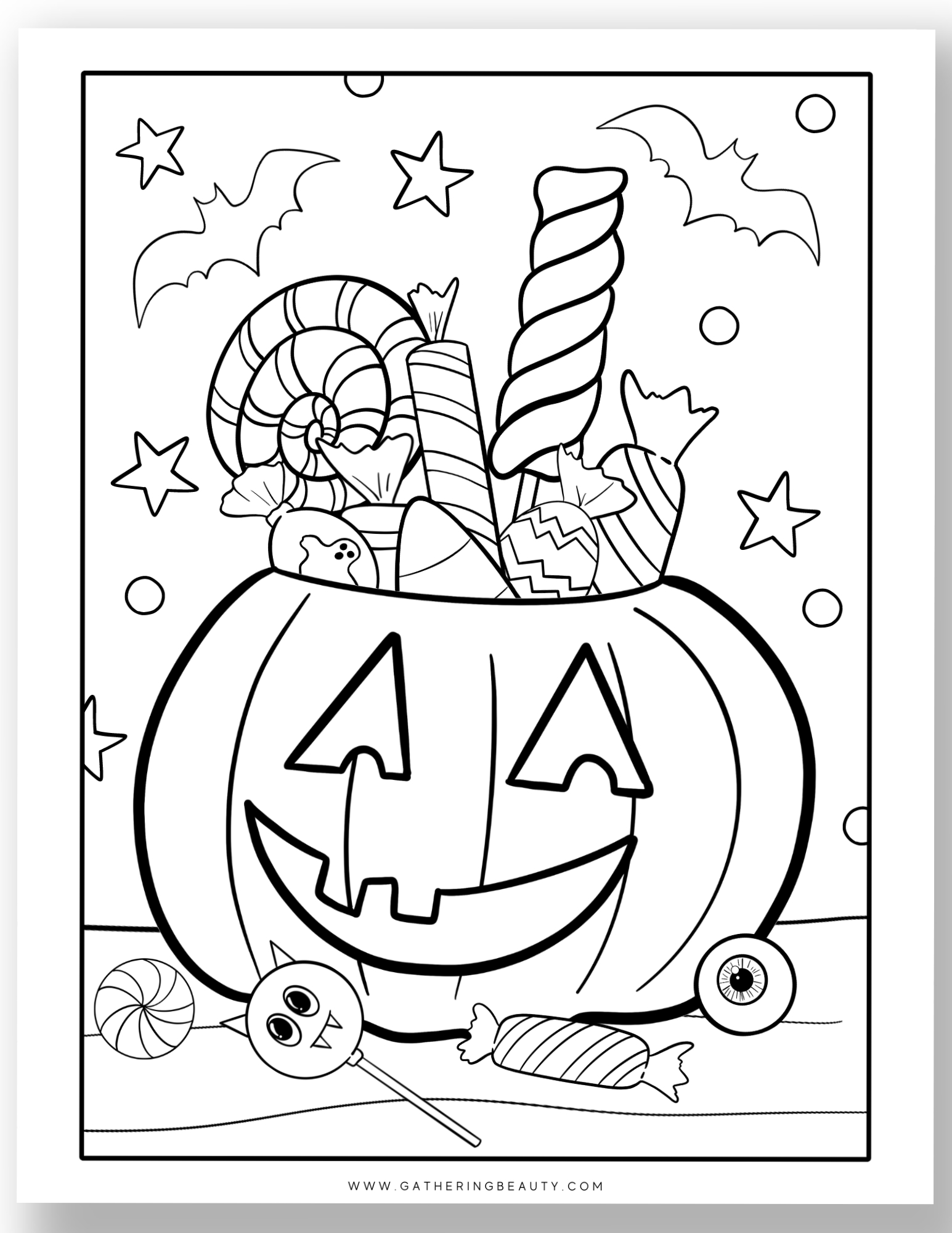 Free Printable Halloween Colouring Pages — Gathering Beauty throughout Halloween Coloring Pages Printable