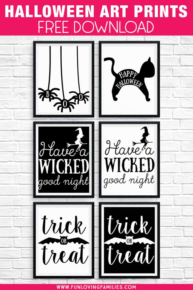 Free Printable Halloween Decorations To Spruce Up Your Holiday regarding Free Printable Halloween Decorations Black and White