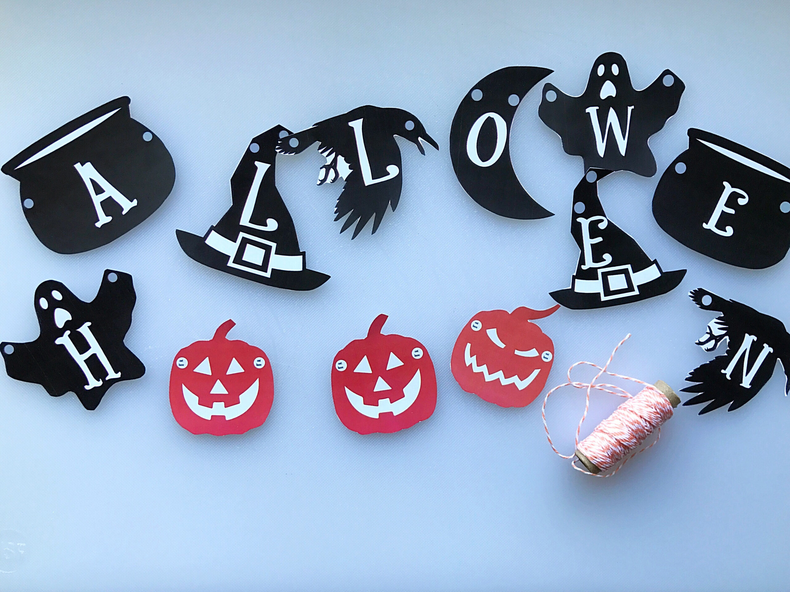 Free Printable Halloween Garland | Making Life Blissful with regard to Printable Halloween Garland