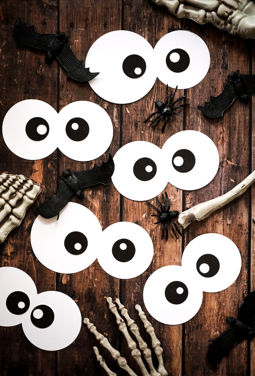 Free Printable Halloween Googly Eyes - Sunshine Parties for Free Printable Halloween Eyeballs