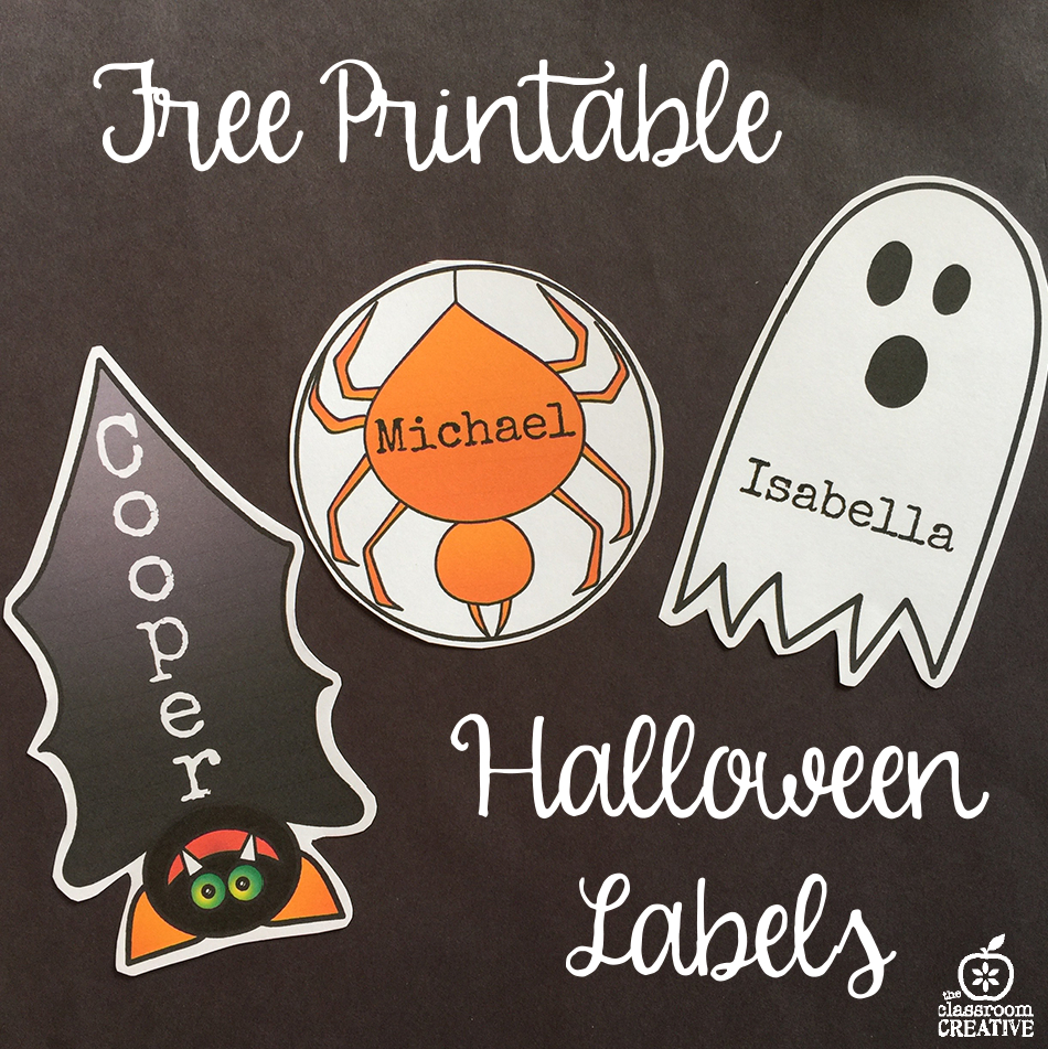 Free Printable Halloween Labels throughout Free Printable Halloween Decorations For Classroom