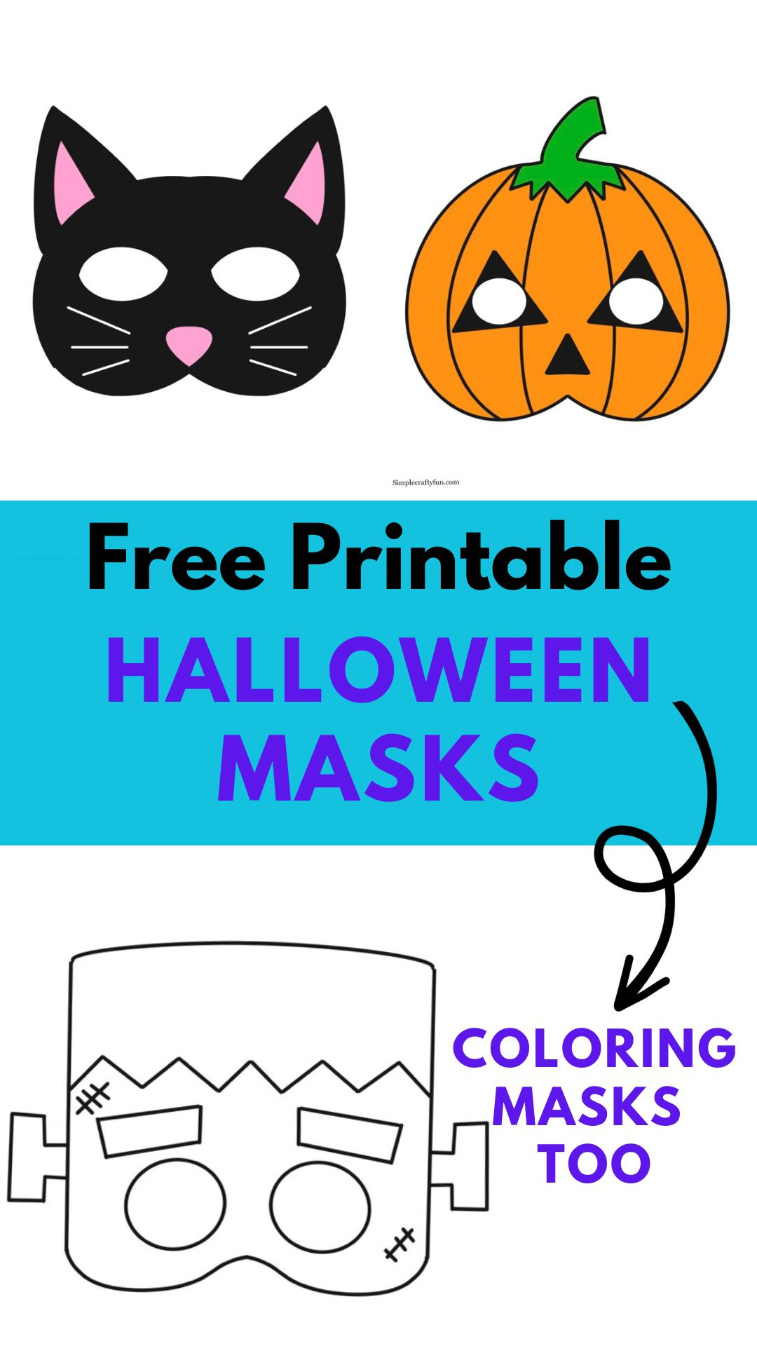 Free Printable Halloween Masks - intended for Printable Halloween Masks Free