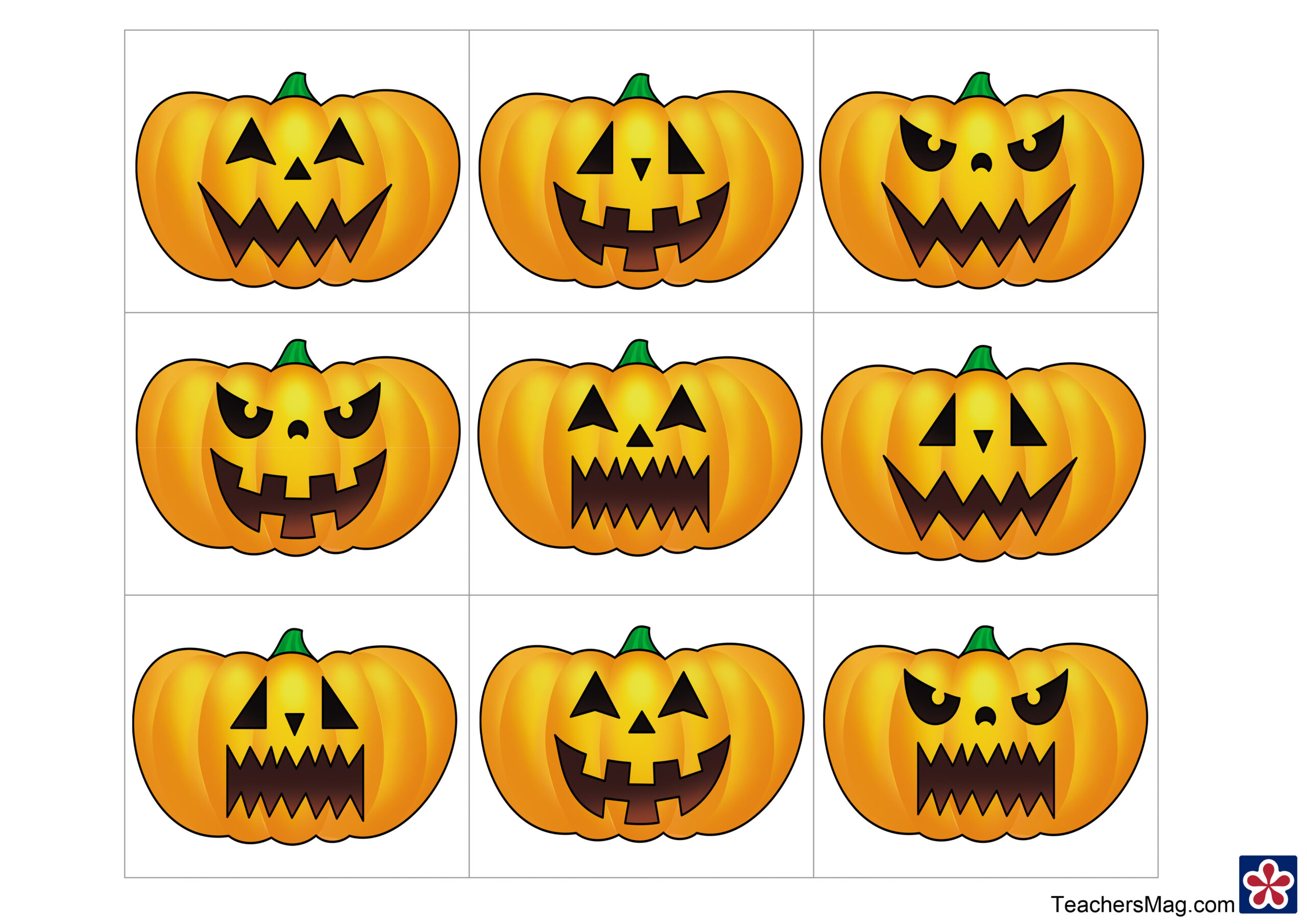 Free Printable Halloween Pumpkin - Printable Party Favors intended for Printable Halloween Pumpkin