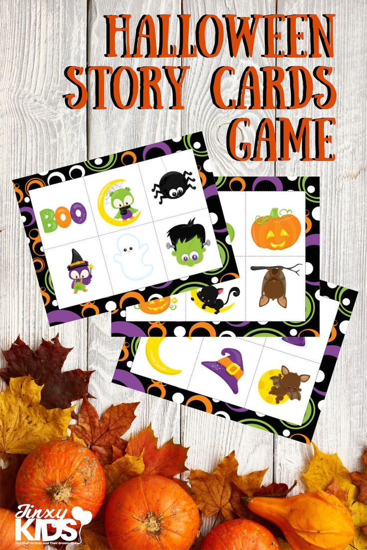 Free Printable Halloween Story Cards Game inside Free Printable Halloween Stories With Pictures