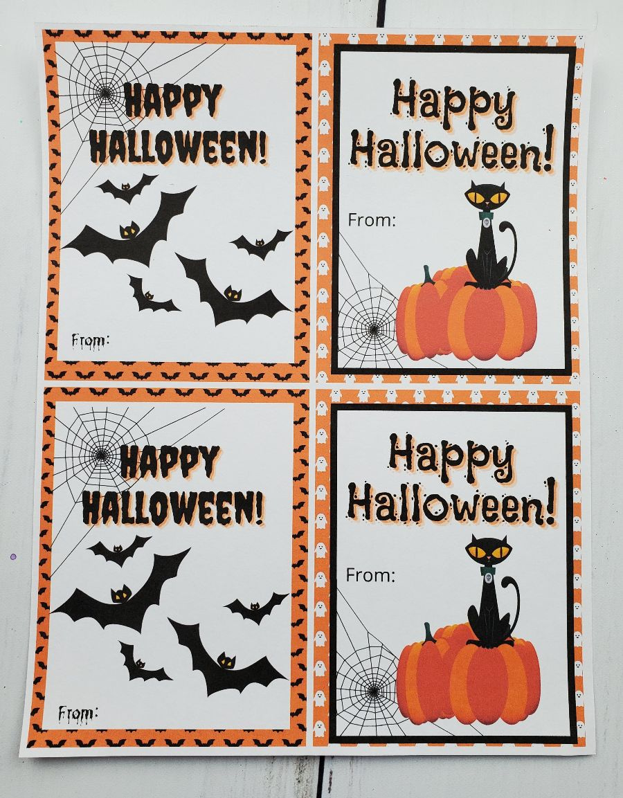 Free Printable Halloween Tags For Easy Small Gifts! - Leap Of within Gift Tags Printable Halloween Labels