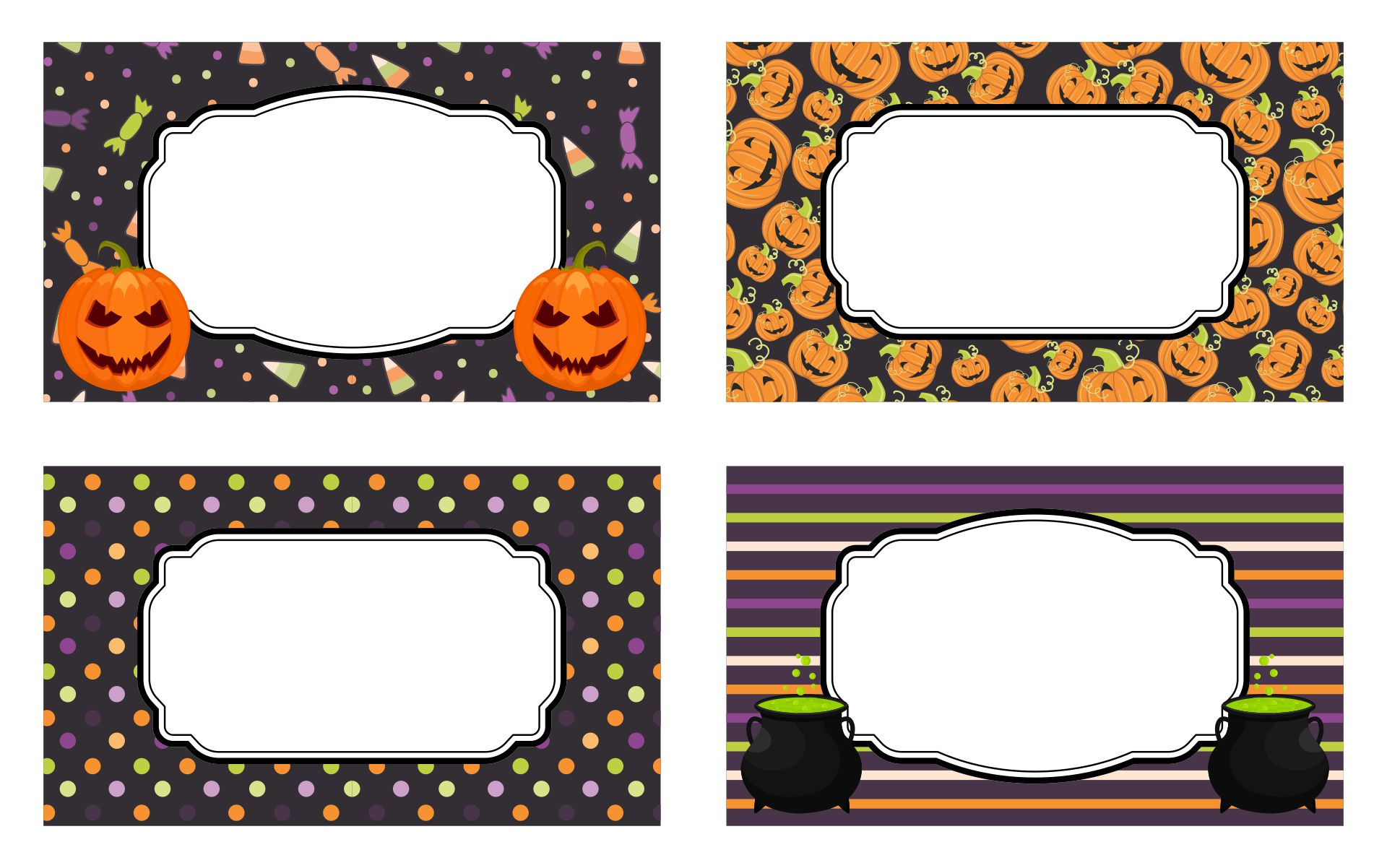 Free Printable Halloween Tags Halloween Tags Printable Cute within Printable Halloween Name Tags
