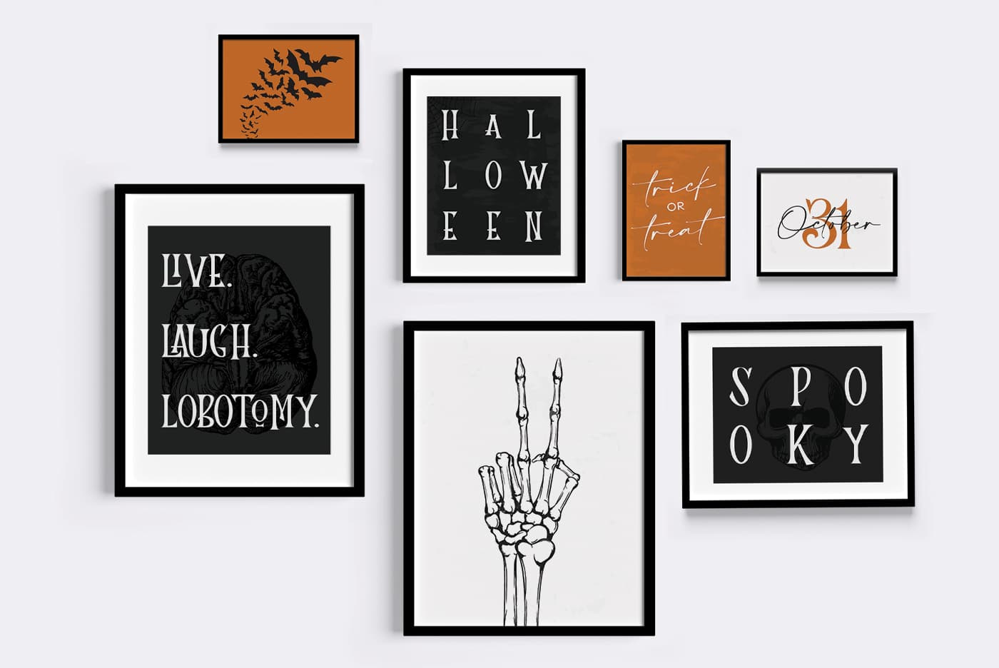 Free Printable Halloween Wall Art - Favorite Printables intended for Printable Halloween Wall Decorations