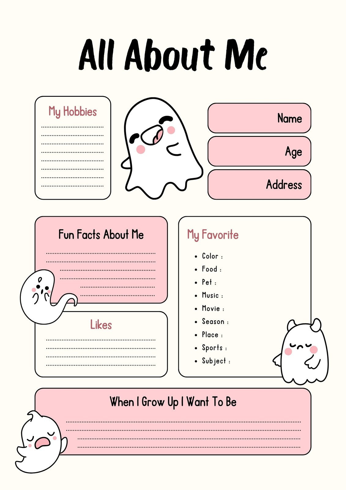 Free Printable Halloween Worksheet Templates To Edit | Canva with Free Printable Halloween Activities For Adults