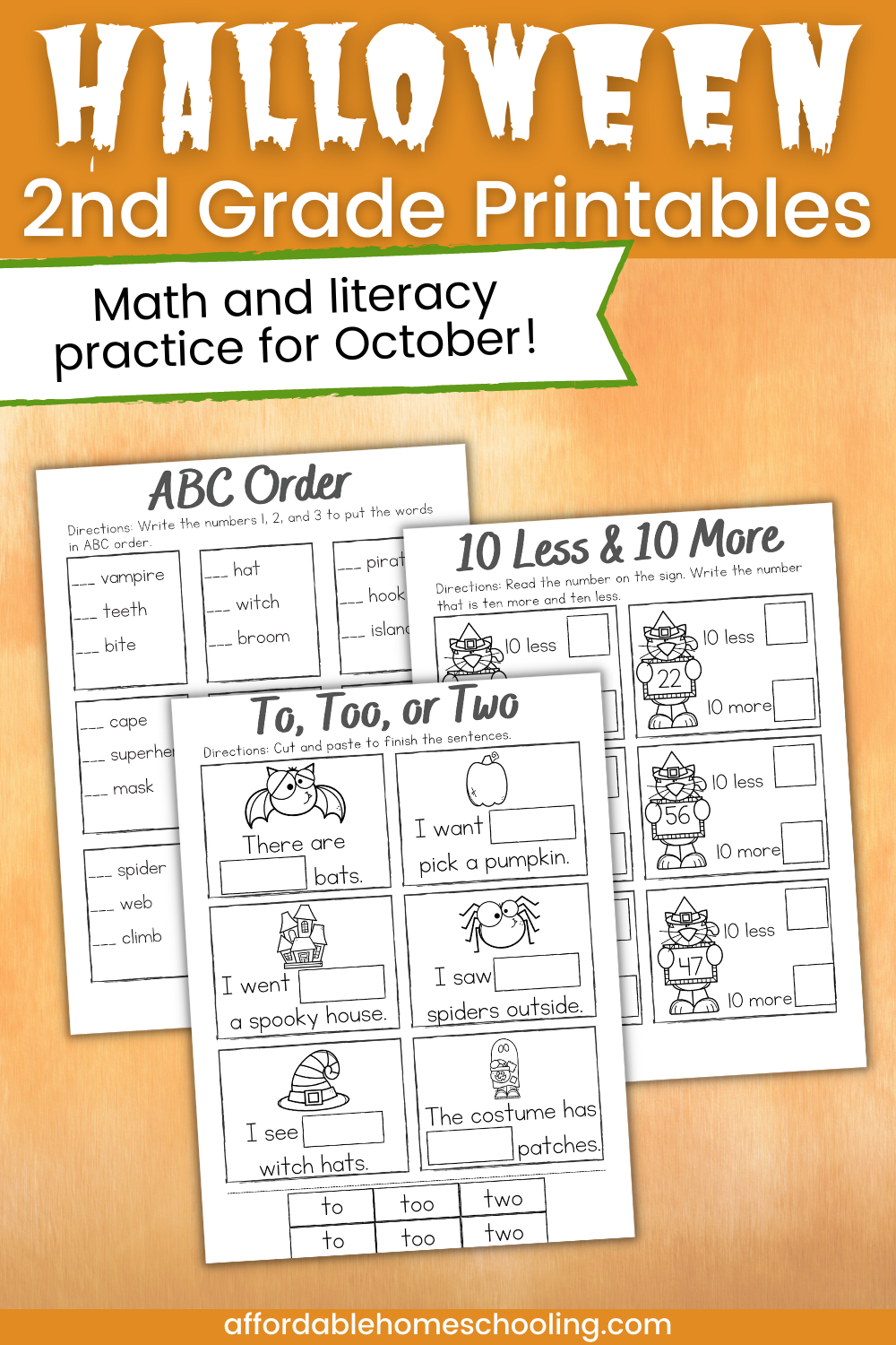 Free Printable Halloween Worksheets For Second Grade - Worksheets throughout Free Printable Halloween Activities For Second Grade