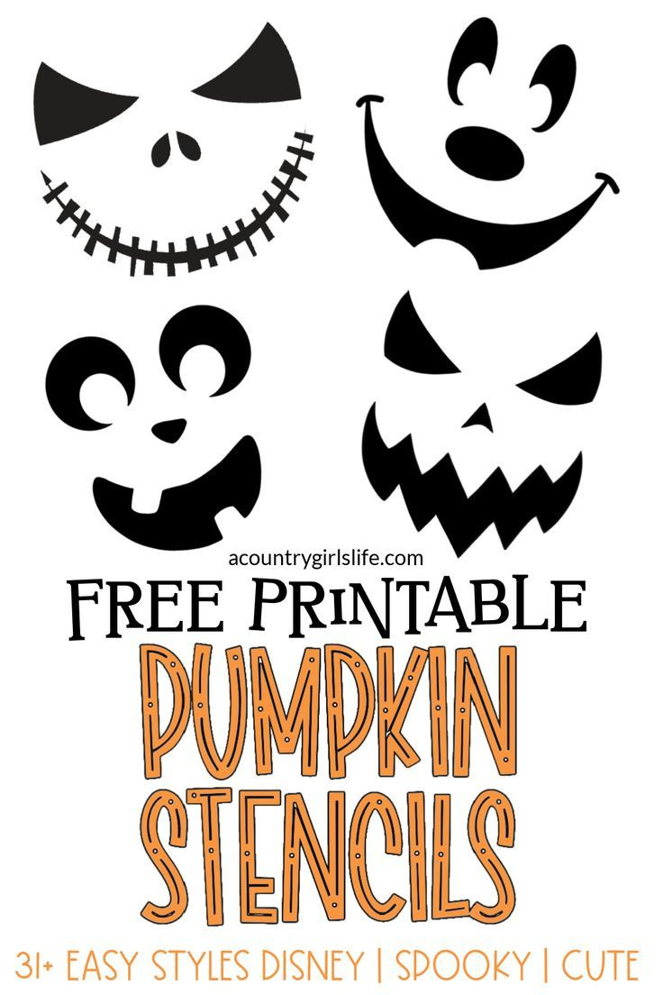 Free Printable Pumpkin Carving Stencils | Templates That Are Easy within Printable Halloween Faces Pumpkins